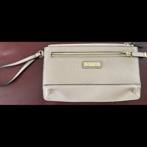 Calvin Klein Large Leather Wristlet